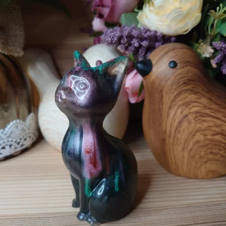 Chat résine Petit monde en résine (17)