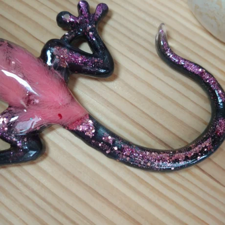 Lezard Petit monde en résine (3)